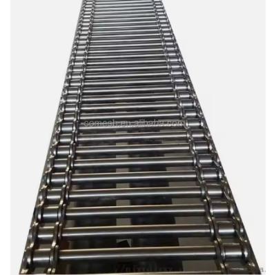 China 304 Metal Shaft Rod Ss Chain Link Conveyor Belt For Transport for sale