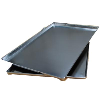 China Customized Food Grade Metal Aluminum Baking Sheet No Perforated Baking Trays for sale