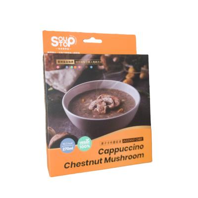 China Mushroom Instant Soup Soup Cappuccino Chestnut And Mushroom Without Additives For Family Instant Soup - Cappuccino for sale