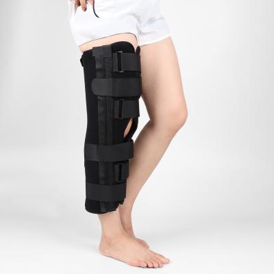 China Universal Adjustable Knee Brace CE For ACL Ligament Splint Orthopedic Knee Immobilizer for sale