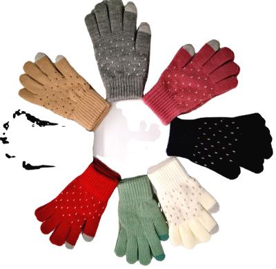 China Wholesale Direct Sales Touch Screen Gloves Best Design Finger Touch Gloves Fine Workmanship Winter Custom for sale