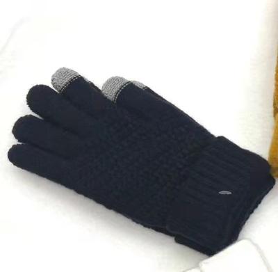 China New Korea Japan style touch cashmere swept inside knitted warm glove touch screen winter gloves for sale