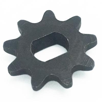 China Factory Wholesale High Quality 9T #25 Metal Roller Chain Plate Sprocket For Mini Bike for sale