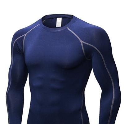 China Antibacterial Keep Fit Apparel Long Sleeve Mens Workout Top for sale