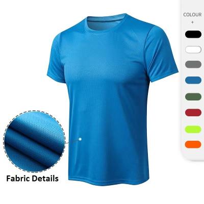 China Anti Shrink Mens Quick Dry Mesh T Shirt For Sportswear for sale