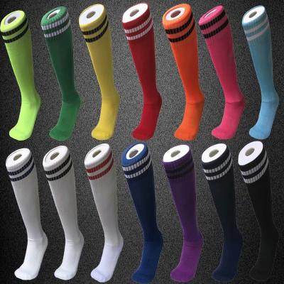 China Sublimation Antibacterial Seamless Knee High Soccer Socks For Man for sale