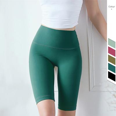 China Breathable Super Soft Gym Womens Running Training Sports Stretch Running Athletic Workout High Waist Womens Sports Streetwear Shorts for sale