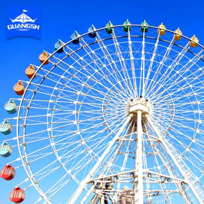 China FRP & Steel Adult Rides Big Ferris Wheel 65m Amusement Rides for sale