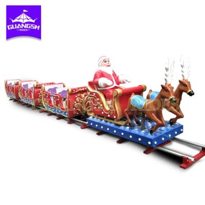 China Kids Playground Equipment Mini Electric Train Christmas Metal Indoor Sets With Rail For Sale for sale