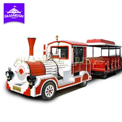 China Chinese adult metal amusement carousel on train without track trourist train ride for sale