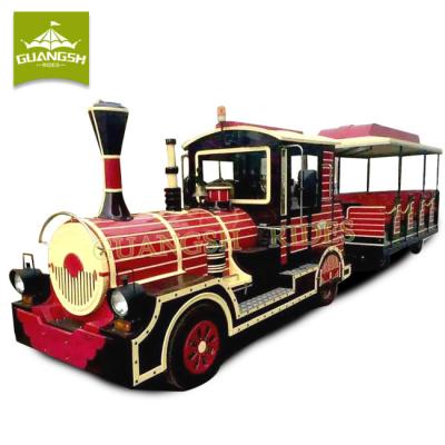 China FRP & steel tourist trains for sale amusement park/steam trains for sale for sale