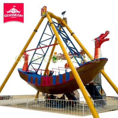 China FRP & fairground attraction 24 seats pirate ship steel equipment tower for sale for sale