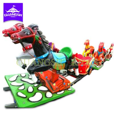 China Various 2022 new mini park games for kid mechanical horse for sale small electric rail train ride for sale