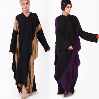 China Wholesale 2019 Women Rayon Fabric Dolman Sleeves Muslim Moroccan Abaya XS.S.M.L.XL.XX L Butterfly Dubai Kaftan Dress for sale