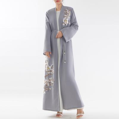 China Islamic Style Muslim Kimono Embroidery Fashion Abaya Women Abaya Dress Abaya Dress Islamic Clothing for sale