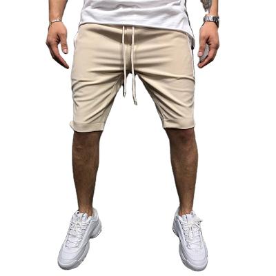 China Anti-wrinkle jogger sports shorts elastic fitness men's summer sports cotton gym training shorts for sale