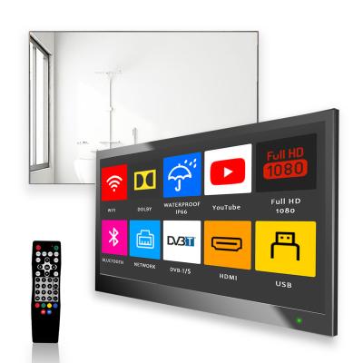 China Smart LED TV Bathroom Television 22 Inch Waterproof Android Mirror TV Bathroom TV for sale