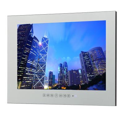 China Regular 15.6Inch Bathroom TV System Disappearing Waterproof HD Screen Mirror Bathroom TV for sale