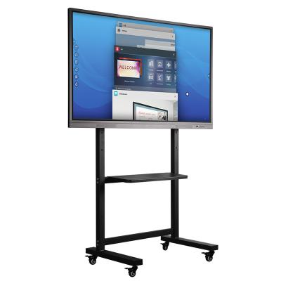 China 65 Inch Interactive Smart Whiteboard For Meeting And Teaching Room Full HD Flat Screen With Rolling TV Stand WL650WBA for sale