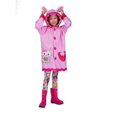 Chine La bande dessinée a imprimé des filles dentellent non-toxique antipoussière Wearproof de manteau imperméable à vendre