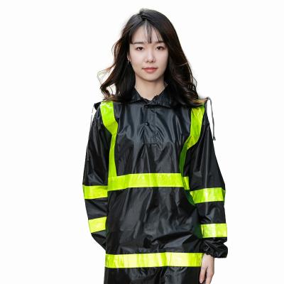 China BSCI erkannte hohes Vis Rain Coat an, verfügbares 110*65cm PU-Regenmantel Soem zu verkaufen