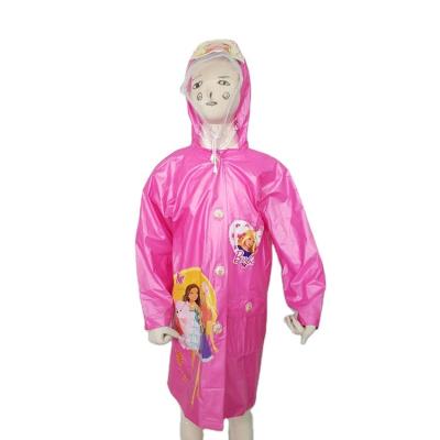 Chine veste de pluie d'enfants de 0.18mm longue, manteau imperméable léger de garçons réutilisables à vendre