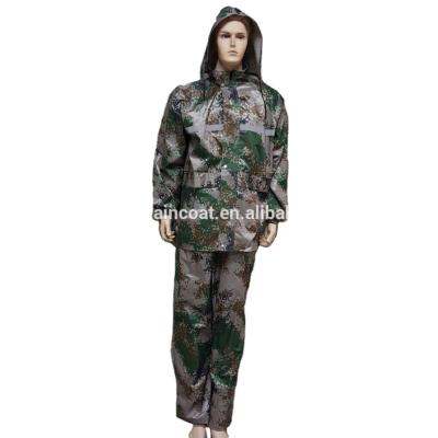 China los adultos de nylon de Oxford llueven las capas camuflan el ODM disponible para Multiseason en venta