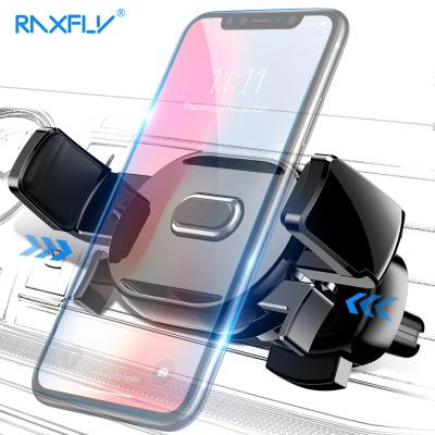 China 360 Degree Rotation 2019 RAXFLY Adjustable Car Air Vent Mount Holder Clip For iPhone Car 360 Rotation Car Phone Holder for sale