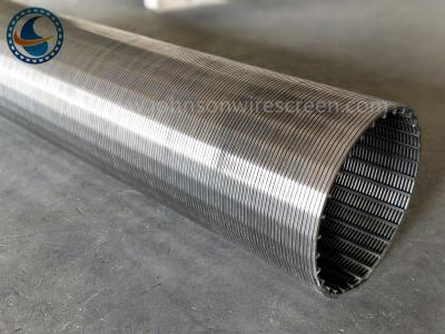 China Abrasion Resistant Johnson Wedge Wire Screens For Water Treatment System for sale