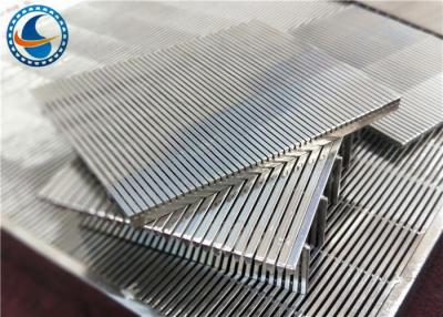 China Stainless Steel Arc Wedge Wire Screen Panels For Mining Machinery for sale