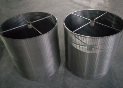 China Reverse Profile V Wire Screen / Wedge Wire Screen For Petroleum Industry for sale