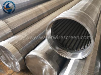 China AISI 304 Profile Wire Downhole Slotted Tube For Geothermal Wells for sale