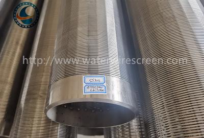 China 304 Stainless Steel Well Screen Pipe Corrosion Resistant For Groundwater Slot Size 0.25mm for sale