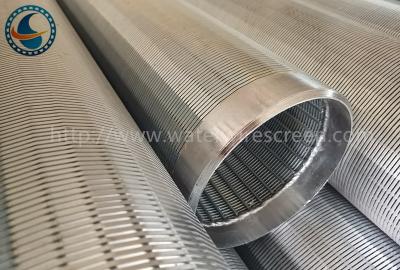 China Q195 Low Carbon Galvanised 168mm Water Wire Screen With Bevel Welded Rings for sale