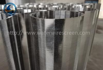 China 0.08mm Slot Opening Stainless Steel Wedge Wire Screen for sale