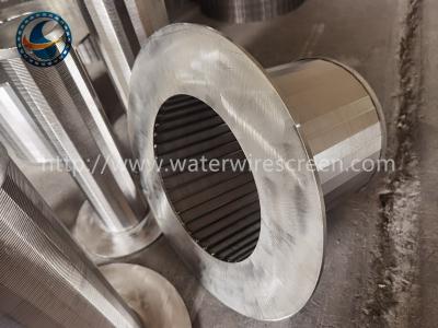 China Stainless Steel 304 Resin Trapper Wedge Wire Screen Pipe With 150um Gap for sale