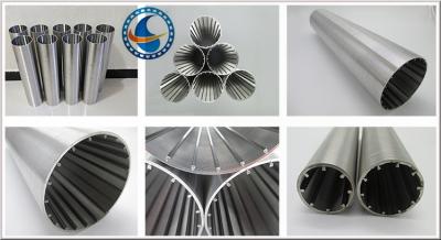 China 168mm Dia Continuous Slot Wedge Wire Screen Pipe For Water Process for sale