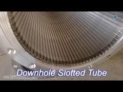 large open area abrasion resistant for water treatment system downhole slotted tube