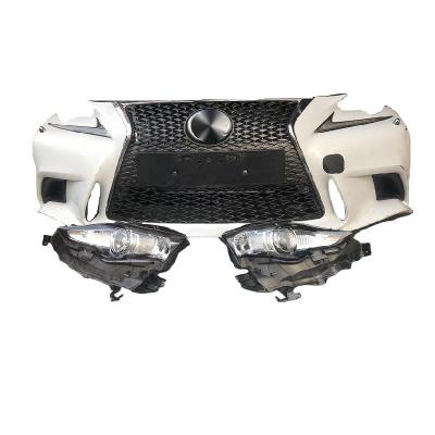 China ABS applicable to Lexus 2006 2012front whole accessories IS200T Front Face Assembly Front Bumper IS300 car baffle face sport IS250 F for sale