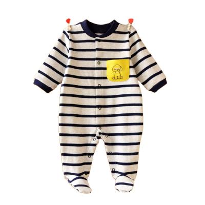 China Wholesale Unisex Baby Boy Rompers Baby Clothes Long Sleeves Baby Rompers Long Sleeve Baby Pajamas for sale