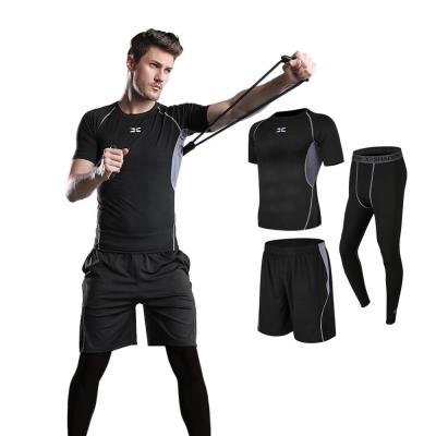 China Wholesale Breathable Tight Gym Sportswear Fitness Wear Men Sport Workout Training Clothing for sale