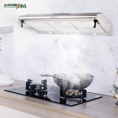 China Hotel Led Auto Lamp Kitchen Fireplace Hoods 90Cm Wall T Shape Switch Panel Island Range Hood for sale