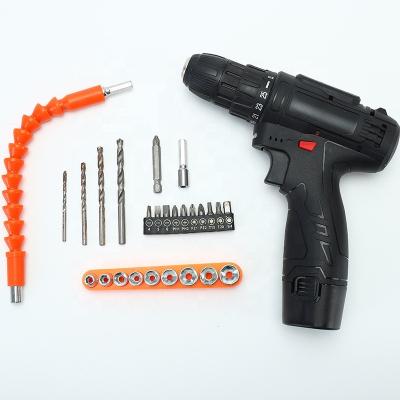 China Household Tools Kit Battery Power Tools Set 18V Cordless Electric Impact Drill Tools Hammer Drills 245*210*60mm for sale