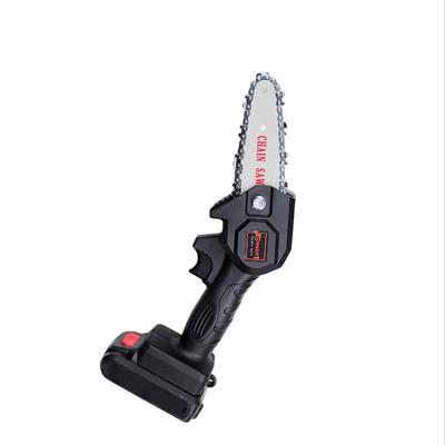 China High Working Efficiency Electric Saw Cordless Mini Battery Chain Saw for Wood Cutting Pruning for sale