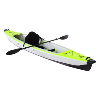 China Drop Point Fishing Kayak For Single Person Drop Point Material Inflatable Kayak for sale