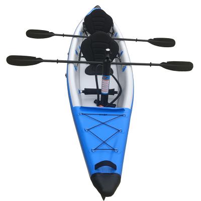 China Customized chinese drop stitch kayak fishing kayak for 2 seat drop stitch material inflatable kayak for sale