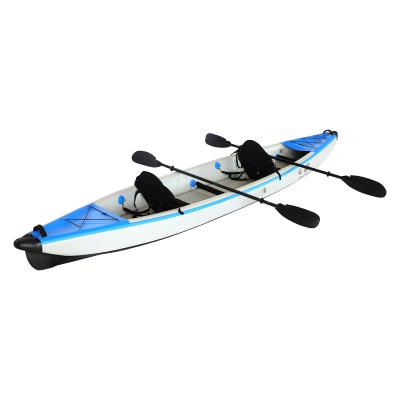 China Warter Sports 4.2m Pedal Kayak Fishing Kayak Canoe Inflatable Kayak for sale