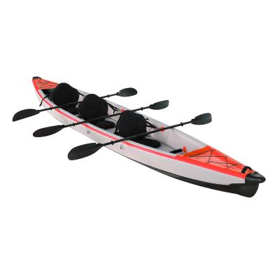 China Warter Sports 2021 Factory Cheap Kayak Drop Stitch Inflatable Canoe / Kayak For Sale for sale