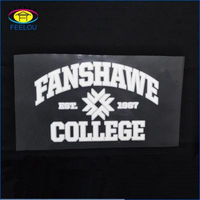 China Washable Apparel Flock Heat Transfer Sticker For Shirt Front Print for sale