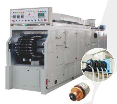 China Lacquer paint for DQ-226/100 model motor stator painting machine automatic horizontal vanishing flowing equipment for sale